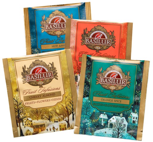 Basilur FRUIT INFUSIONS zestaw herbat owocowych 4 SMAKI ŚWIĄTECZNE - 40 szt - obrazek 6