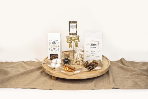 ZESTAW PREZENTOWY ŚWIĄTECZNY upominek prezent kawa herbata czekoladki - obrazek 3